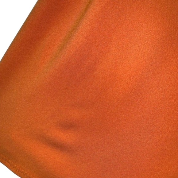 Laundry Dress Size 4 Orange Strapless Ruched Resortwear‎ Cocktail Chic NEW - Picture 8 of 8